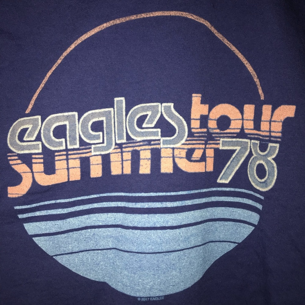 Retro Eagles Tour Summer 78 t-shirt Rock Band